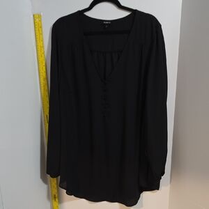 Torrid Harper Elegant Black Blouse